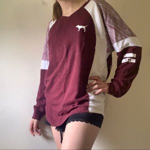 PINK Long Sleeve Jersey Tee